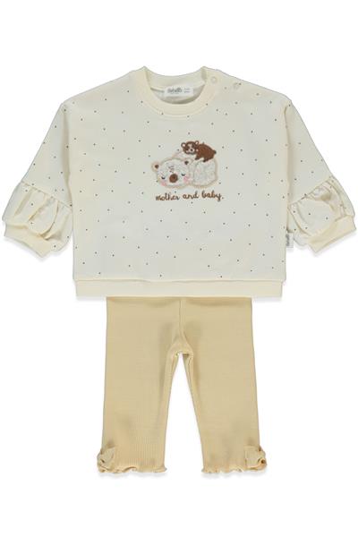 İKİ İP SWEAT 2Lİ TAKIM (MOTHER AND BABY) EKRU