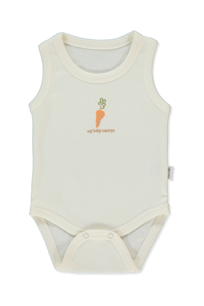 İNTERLOK ATLET BODY AY (BABY CARROT) EKRU