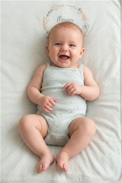 İNTERLOK BATTANİYE (FLOWER GARDEN) MİNT