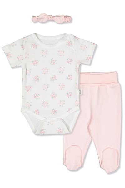 İNTERLOK BODY SET 3LÜ (FLOWERS/25) SOMON