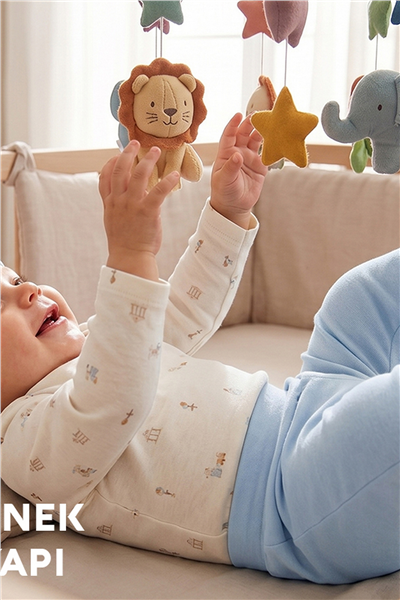 İNTERLOK BODY SET 3LÜ (MY FIRST PLAYMATE) MAVİ