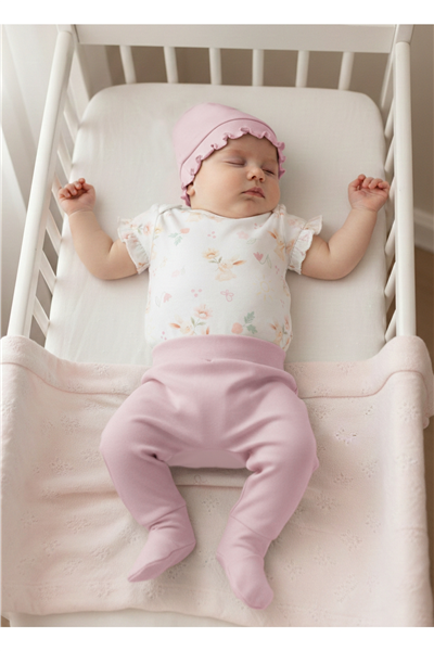 İNTERLOK BODY SET 3LÜ (MY SUN) PEMBE