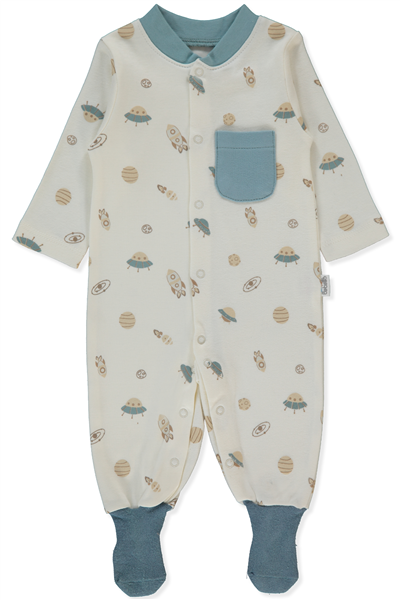 İNTERLOK ÇORAPLI TULUM (TO SPACE) PETROL YEŞİL