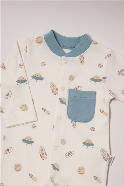 İNTERLOK ÇORAPLI TULUM (TO SPACE) PETROL YEŞİL