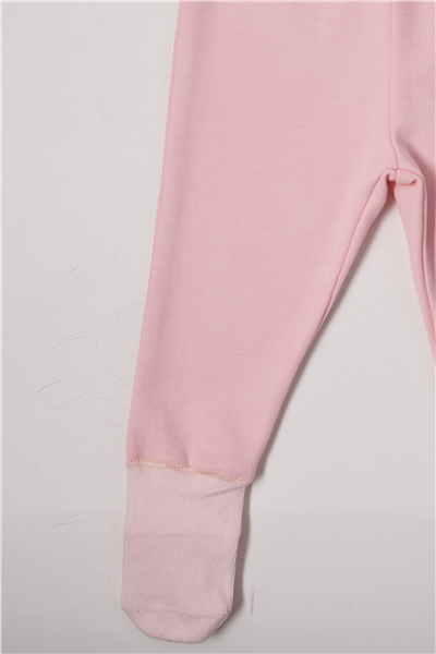 İNTERLOK ÇORAPTOLON (LOVES YOU) PEMBE