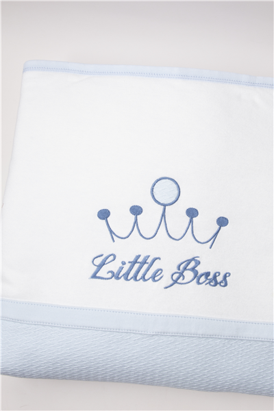 İNTERLOK ELYAFLI ALT AÇMA SET 3LÜ (LITTLE BOSS) MAVİ