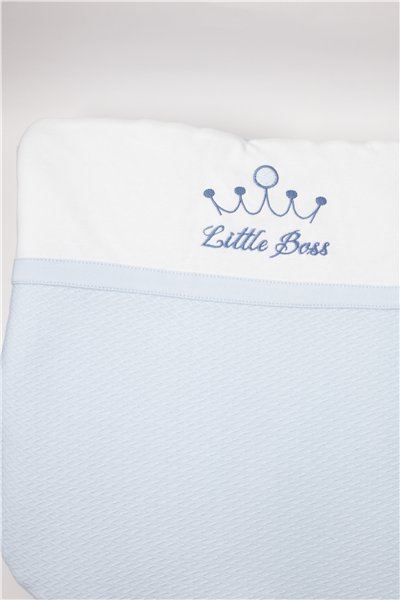 İNTERLOK ELYAFLI ALT AÇMA SET 3LÜ (LITTLE BOSS) MAVİ