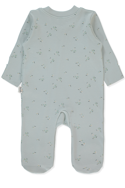 İNTERLOK FERMUARLI PATİKLİ TULUM (FLOWER GARDEN) MİNT