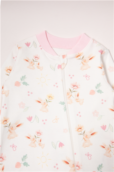 İNTERLOK FERMUARLI PATİKSİZ TULUM (MY SUN) EKRU