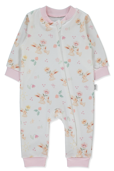 İNTERLOK FERMUARLI PATİKSİZ TULUM (MY SUN) EKRU