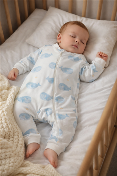 İNTERLOK FERMUARLI PATİKSİZ TULUM (SAIL AWAY) EKRU