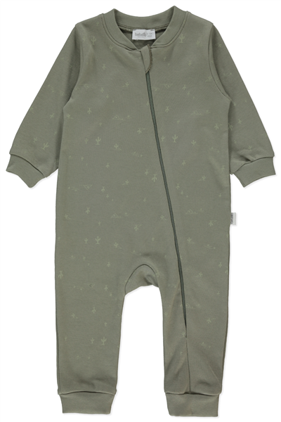 İNTERLOK FERMUARLI PATİKSİZ TULUM (SWEET JUMPSUIT/26) YEŞİL