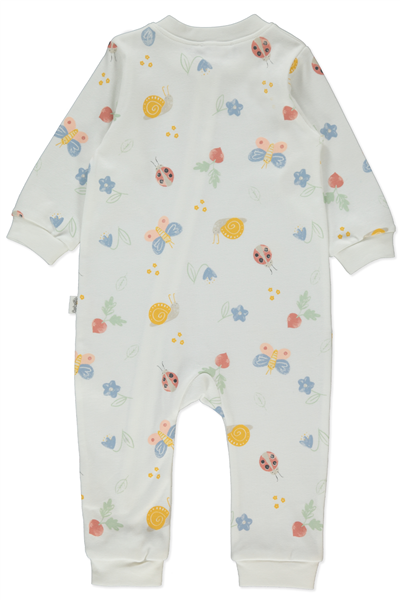 İNTERLOK FERMUARLI PATİKSİZ TULUM (SWEET JUMPSUIT/26) EKRU