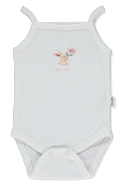 İNTERLOK İP ASKILI BODY AY (MY SUN) EKRU