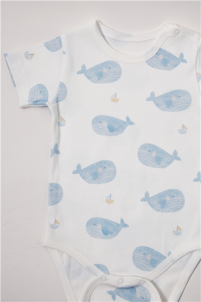 İNTERLOK KISA KOLLU BODY YAŞ (SAIL AWAY) EKRU