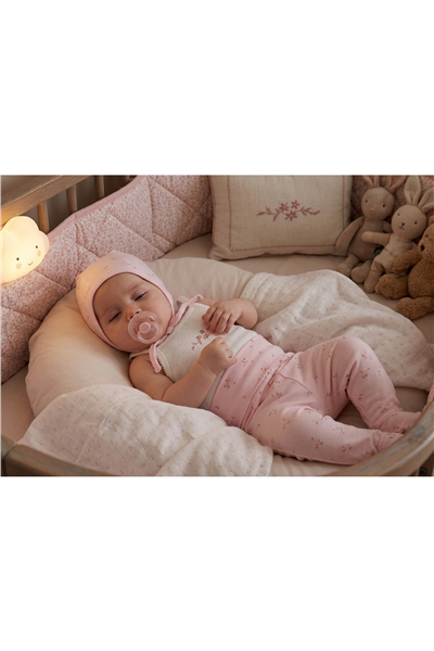 İNTERLOK PATİKLİ PANTOLON 2Lİ TAKIM (FLOWER GARDEN) PEMBE