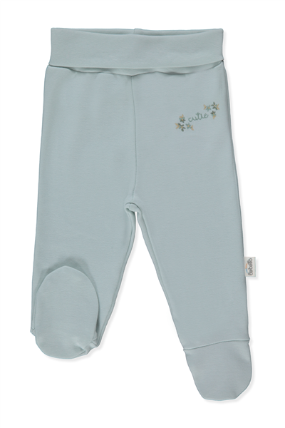 İNTERLOK PATİKLİ PANTOLON (FLOWER GARDEN) MİNT