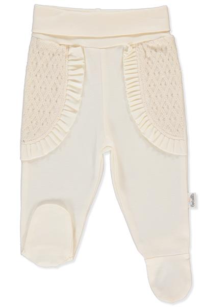 İNTERLOK PATİKLİ PANTOLON (LITTLE LADY/25) EKRU