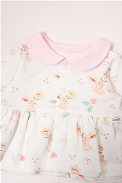 İNTERLOK PATİKLİ PİJAMA TAKIMI 2Lİ (MY SUN) PEMBE