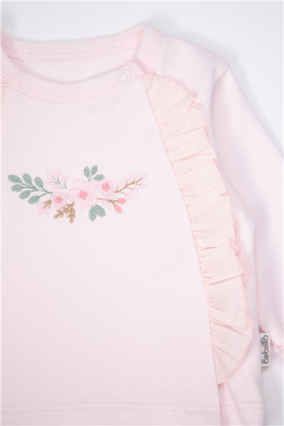 İNTERLOK PATİKLİ TULUM SET 3LÜ (CUTE GIRL) PEMBE