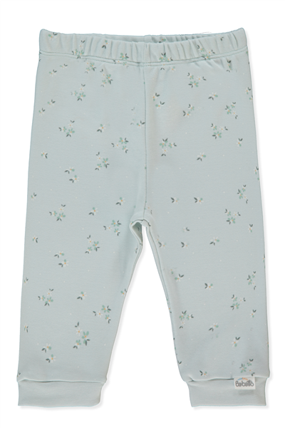 İNTERLOK PATİKSİZ PANTOLON (FLOWER GARDEN) MİNT