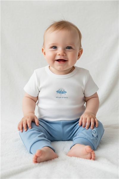 İNTERLOK PATİKSİZ PANTOLON (TO SPACE) İNDİGO