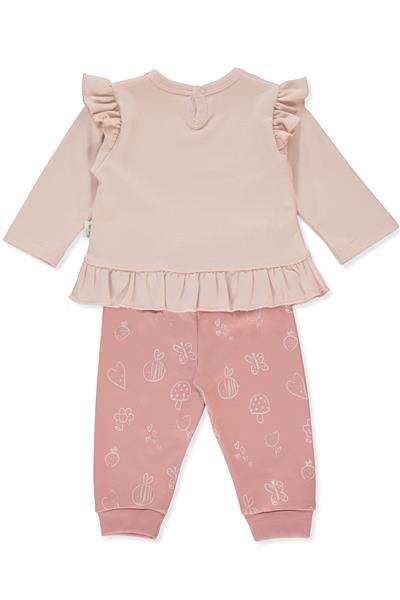 İNTERLOK PATİKSİZ PİJAMA TAKIMI 2Lİ (MINI BEE) SOMON
