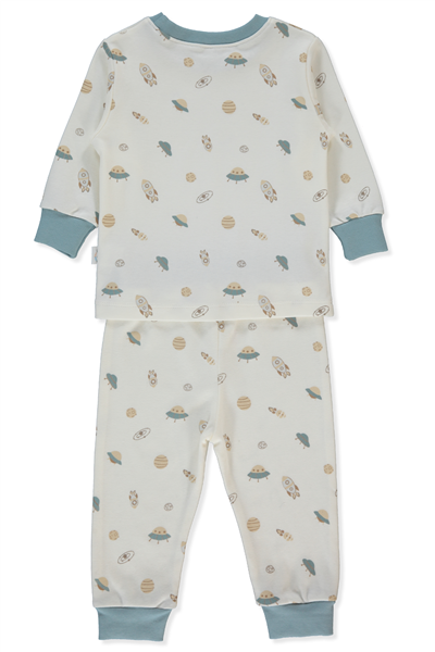 İNTERLOK PATİKSİZ PİJAMA TAKIMI 2Lİ (SWEET PYJAMAS/26) PETROL YEŞİL