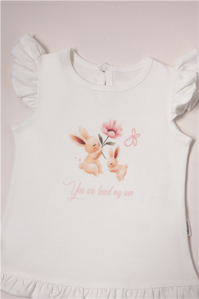 İNTERLOK PATİKSİZ PİJAMA TAKIMI 3LÜ (MY SUN) PEMBE