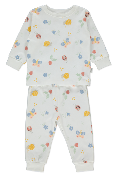 İNTERLOK PİJAMA TAKIMI 2Lİ (SWEET PYJAMAS/26) EKRU