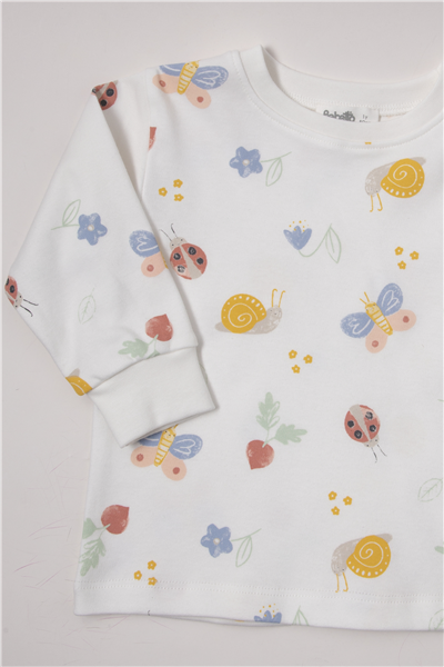 İNTERLOK PİJAMA TAKIMI 2Lİ (SWEET PYJAMAS/26) EKRU