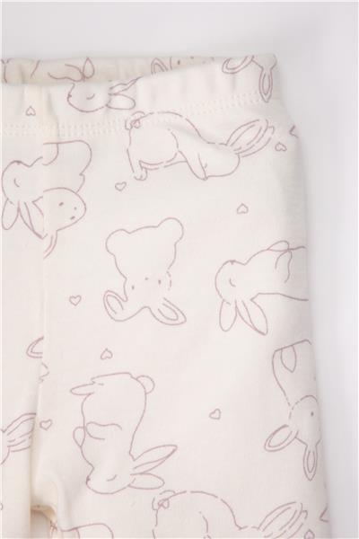 İNTERLOK TAYT 2Lİ (CUTE BUNNY)  MOR