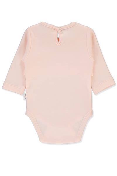 İNTERLOK UZUN KOLLU BODY AY (LITTLE LADY/25) PEMBE