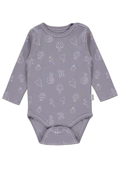 İNTERLOK UZUN KOLLU BODY YAŞ (MINI BEE) LİLA