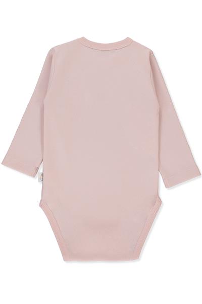 İNTERLOK UZUN KOLLU BODY YAŞ (TINY FLORIST) PEMBE