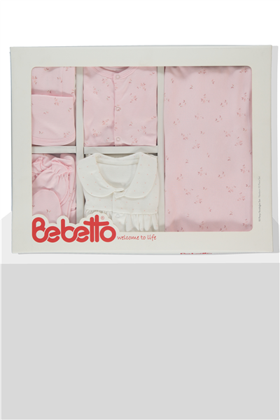 İNTERLOK ZIBIN SET 10LU (FLOWER GARDEN) PEMBE