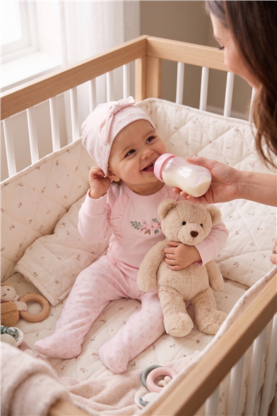 İNTERLOK ZIBIN SET 3LÜ (CUTE GIRL) PEMBE