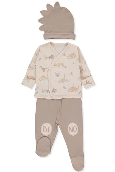 İNTERLOK ZIBIN SET 3LÜ (ME AND DUDES) KAHVERENGİ