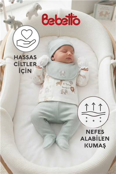 İNTERLOK ZIBIN SET 5Lİ (FREE ANIMALS) MİNT