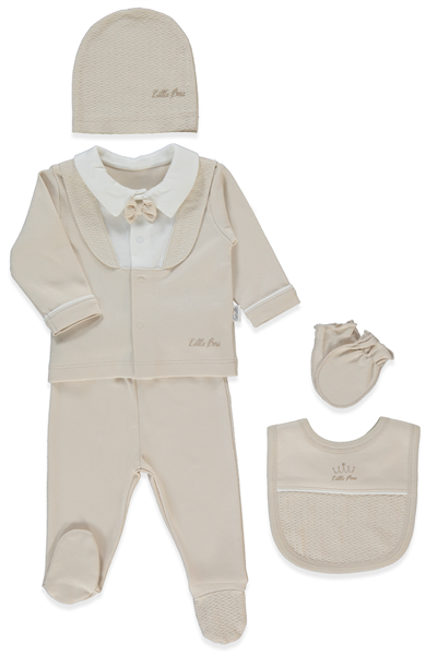 İNTERLOK ZIBIN SET 5Lİ (LITTLE BOSS) BEJ