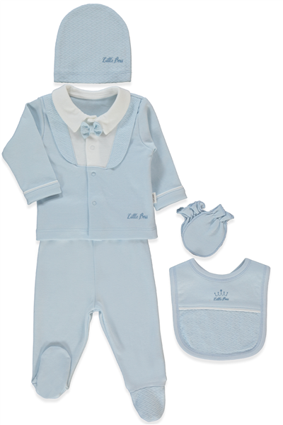 İNTERLOK ZIBIN SET 5Lİ (LITTLE BOSS) MAVİ