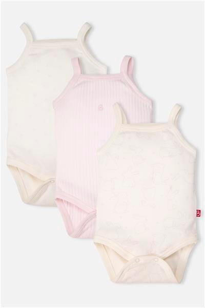 İP ASKILI BODY 3LÜ (CUTE BUNNY) PEMBE