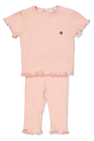 JAKARLI KAŞKORSE PANTOLON 2Lİ TAKIM (FUN GARDEN) PEMBE