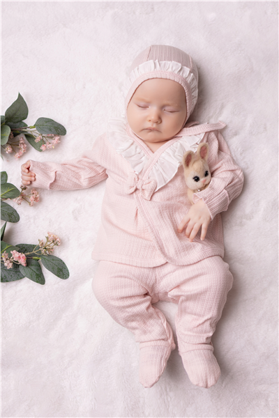 JAKARLI SÜPREM ZIBIN SET 3LÜ (SWEET PRINCESS) PEMBE