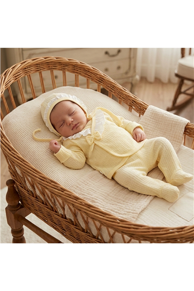 JAKARLI SÜPREM ZIBIN SET 3LÜ (SWEET PRINCESS) SARI