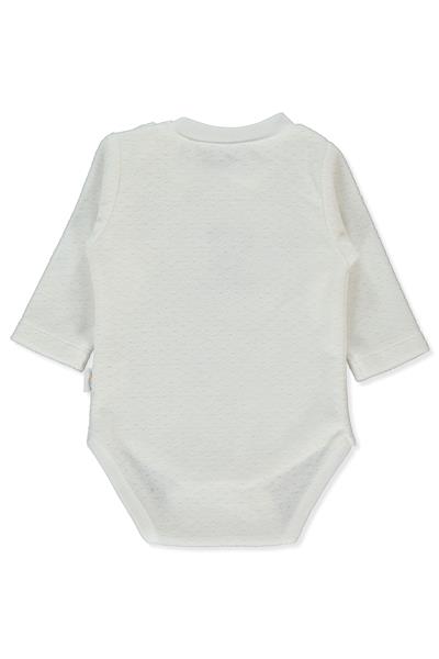 KADİFE UZUN KOLLU BODY AY (MY LITTLE ONE) EKRU