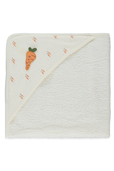 KAPŞONLU HAVLU (CARROT) EKRU