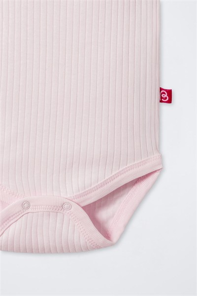 KISA KOLLU BODY 3LÜ (CUTE BUNNY) PEMBE