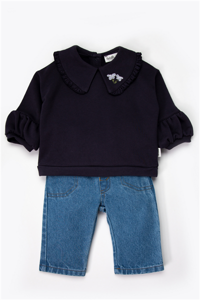 KOT PANTOLON 2Lİ TAKIM (VINTAGE GIRL) MOR