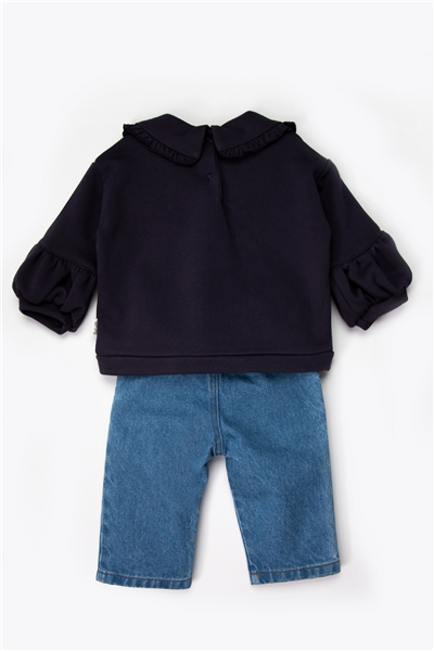 KOT PANTOLON 2Lİ TAKIM (VINTAGE GIRL) MOR